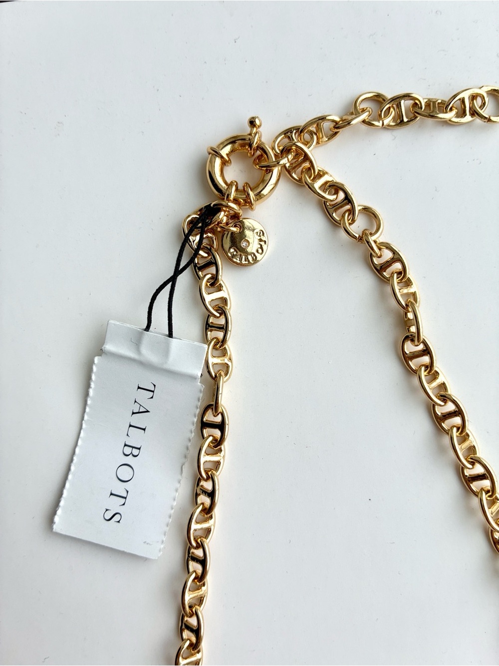 Talbots Multicolor Floral Statement Necklace - Gold Chain - Picture 2 of 6